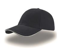 Casquette de baseball 6 panneaux Atlantis Headwear Liberty Sandwich Bleu TU