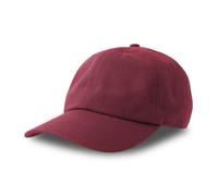 Casquette de baseball 6 pans Atlantis Headwear Dad Hat-S Rouge TU