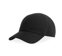 Casquette de baseball 6 pans enfant Atlantis Headwear Fraser Noir TU