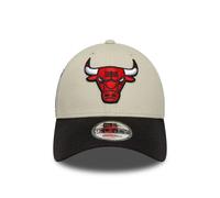 New Era Casquette 9FORTY NBA Chicago Bulls Contrast Patch Beige Taille unique