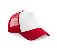 Casquette De Baseball À Panneau Avant En Coton Trucker À Maille Mi-Beachfield
