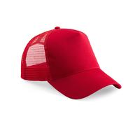 Casquette De Baseball À Panneau Avant En Coton Trucker À Maille Mi-Beachfield