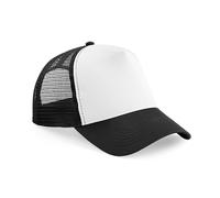 Casquette De Baseball À Panneau Avant En Coton Trucker À Maille Mi-Beachfield