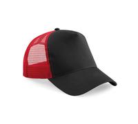 Casquette De Baseball À Panneau Avant En Coton Trucker À Maille Mi-Beachfield