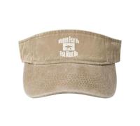 Casquette de Baseball à visière Solaire pour Femme, Motif Humoristique, Motif Poisson Qui me Veut, Noir