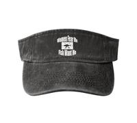 Casquette de Baseball à visière Solaire pour Femme, Motif Humoristique, Motif Poisson Qui me Veut, Noir