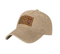 Casquette de baseball africaine vintage en coton délavé, chapeau réglable en denim vieilli pour homme et femme, naturel, taille unique