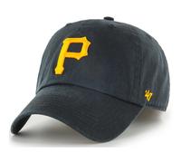Casquette de baseball ajust e unisexe pour adulte, couleur de l' quipe MLB, logo principal, Pirates de Pittsburgh, noir (petite taille)