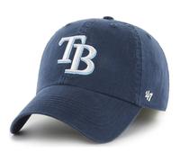 Casquette de baseball ajust e unisexe pour adulte, logo principal de l' quipe MLB, 47 couleurs Rays de Tampa Bay Bleu marine (XL)