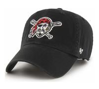 Casquette de baseball ajustable 47 Brand MLB Cooperstown avec logo principal pour adulte, taille unique - Pirates de Pittsburgh, noir