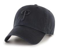Casquette de baseball ajustable 47 Brand MLB noire avec logo principal, taille unique pour adulte - Philadelphia Phillies