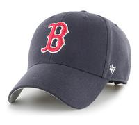 Casquette de baseball ajustable 47 Brand MLB Team Color avec logo principal MVP, taille unique pour adulte - Boston Red Sox, bleu marine