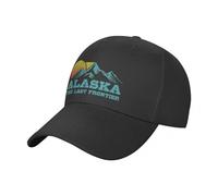 Casquette de Baseball Alaska la dernière frontière, Casquette de Camionneur, Chapeau Rigide pour Hommes et Femmes