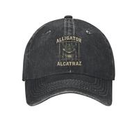 Casquette de Baseball Alligator lavé Alcatraz Drôle Animal Été Hip Hop pour Femmes Hommes Mode Randonnée Pêche Soleil Snapback Cap Cadeaux