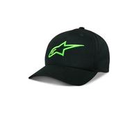Alpinestars Casquette de baseball Ageless Curve Hat Snap back noir/vert