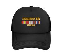 Casquette De Baseball Ancien Combattant De La Guerre D'Afghanistan Bord Plat Casquettes Classic Baseball Cap Anti UV Casquettes De Golf pour Outdoo Running Randonnée