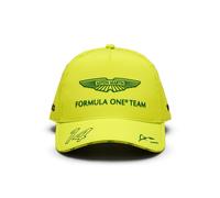 Casquette De Baseball Aston Martin F1 Fernando Alonso Équipe Pilote Lime 2024
