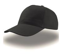 Casquette de baseball Atlantis Headwear Start Five Noir 58 cm