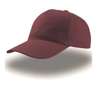 Casquette de baseball Atlantis Headwear Start Five Rouge 58 cm