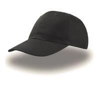 Casquette de baseball Atlantis Headwear Start Six Noir 58 cm