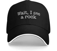Casquette de Baseball Attendre Je Vois Un Rock Casual Toutes SaisonsTrucker Sun-Proof Tennis Skate Hip Hop Unisexe Hommes Streetwear Chapeau Cool