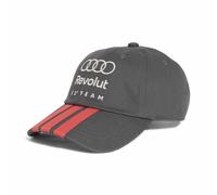 Adidas Casquette de baseball Audi Formula One Team DNA 3-Stripes Noir 56/58 cm Unisexe