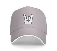 Casquette de Baseball avec Cornes du Diable Rock, Chapeau de Papa, de fête, de Golf pour Hommes et Femmes