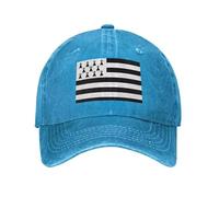 Casquette de Baseball avec Drapeau de la Bretagne, Casquette de Sport DéContractéE Panneau France, Ajustable Respirante Pare-Soleil pour Le Camping, Le Cyclisme, La Randonnée