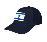 Casquette de Baseball avec Drapeau Israël,Casquette de Sport Ajustable,idéale pour Les Vacances et Les activités Plein air,Toutes Saisons