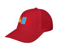 Casquette de Baseball avec Drapeau Mongolie,Casquette d'été Classique et discrète,Ajustable, pour Hommes et Femmes,l'accessoire idéal pour Les activités de Plein air