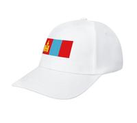 Casquette de Baseball avec Drapeau Mongolie,Casquette d'été Classique et discrète,Ajustable, pour Hommes et Femmes,l'accessoire idéal pour Les activités de Plein air