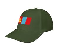 Casquette de Baseball avec Drapeau Mongolie,Casquette d'été Classique et discrète,Ajustable, pour Hommes et Femmes,l'accessoire idéal pour Les activités de Plein air