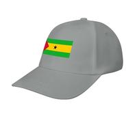 Casquette de Baseball avec Drapeau Sao Tomé-et-Principe,Casquette Classique à 6 Panneaux Ajustable,idéale pour la Course à Pied et Les activités de Plein air