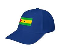 Casquette de Baseball avec Drapeau Sao Tomé-et-Principe,Casquette Classique à 6 Panneaux Ajustable,idéale pour la Course à Pied et Les activités de Plein air
