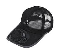 Casquette de Baseball avec Fan Solaire | Chapeau avec Les Fans l'énergie Solaire | Protection UV d'été Solars Panneau Ventilateur Sun Chat Mesh Cap | Anti-Chaleur Chapeaux pour Hommes et Femmes