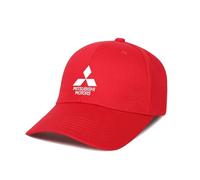 Casquette de Baseball avec Logo de Voiture, Casquettes de Baseball structurées en Coton brodées. pour Mitsubishi Mirage Montero Montero Sport.,A