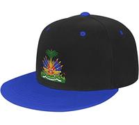 Casquette de baseball avec logo Haiti - Casquette classique - Style hip hop - Réglable, couleur photo, taille unique