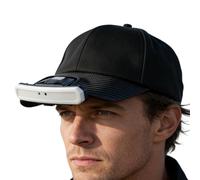 Casquette de baseball avec lumière - Lampe frontale réglable à 180 degrés avec capteur intelligent, casquettes éclairées pour adultes - Pour randonnée, course, cyclisme, travail mécanique, nuit en