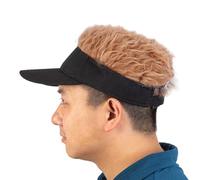 Casquette de baseball avec perruque pour le , casquettes de baseball unisexes réglables avec perruque amusante - Chapeaux pour activités de plein air, cadeaux d'anniversaire et vacances