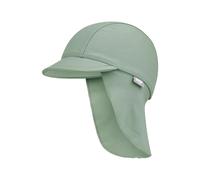 Casquette de baseball avec protection du cou Protection UV bÃ©bÃ© Sterntaler unicolore Vert 41/43 cm