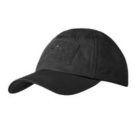 Casquette de baseball avec velcro PolyCotton Rip-Stop Helikon - Black universel