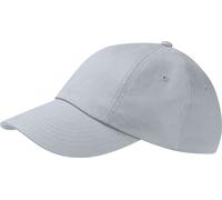 Casquette de baseball Beechfield unie à profil bas en coton RW212 (taille unique) (Gris)