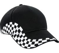Beechfield - Lot de 2 casquettes à carreaux - Adulte (Taille unique) (Noir) - UTRW6755 Noir G