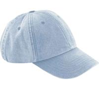 Casquette de baseball Beechfield Vintage à profil bas PC3932 (taille unique) (Bleu clair)