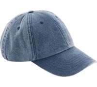 Casquette de baseball Beechfield Vintage à profil bas PC3932 (taille unique) (Couleur classique du jean)