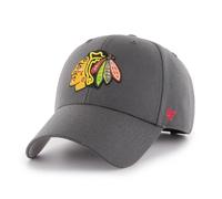 47 Brand Casquette Chicago Blackhawks NHL Most Value P. Gris foncé réglable