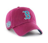 Casquette de baseball Boston Red Sox 47Brand MLB Double Under Clean Up Rose TU