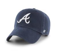 Casquette de baseball Braves 47Brand MLB Clean Up Bleu TU