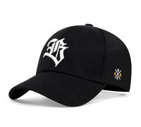 Casquette de baseball brodée de lettres pour hommes, chapeaux pour hommes pour un usage quotidien de rue au printemps et en automne Taille UniqueHalloweenPolyester