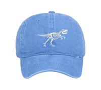 Casquette de baseball brodée pour homme et femme réglable en denim délavé vieilli casquette de baseball Jot726, bleu clair, Taille unique